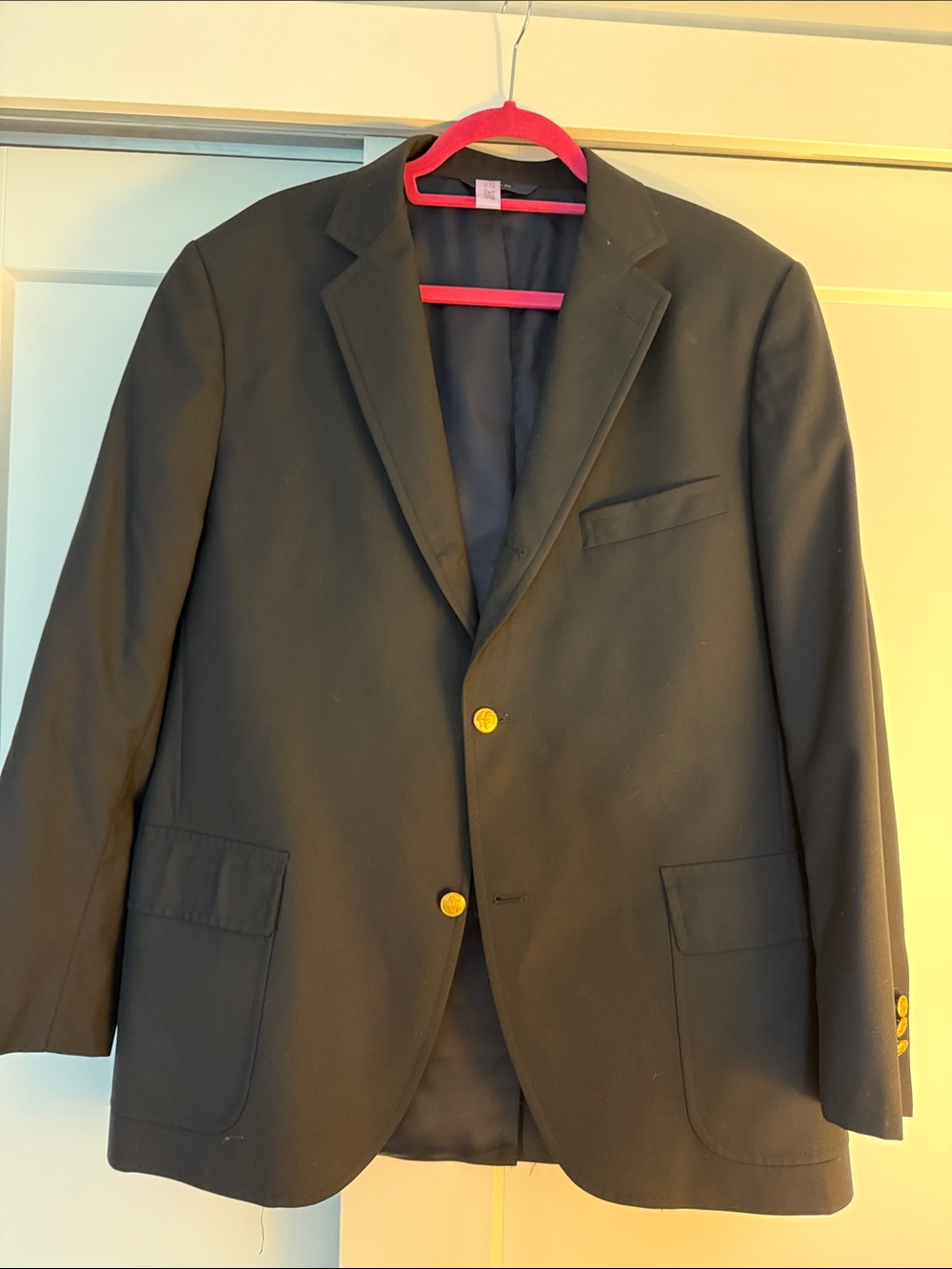 Men's Classic navy Blazer with Gold Buttons